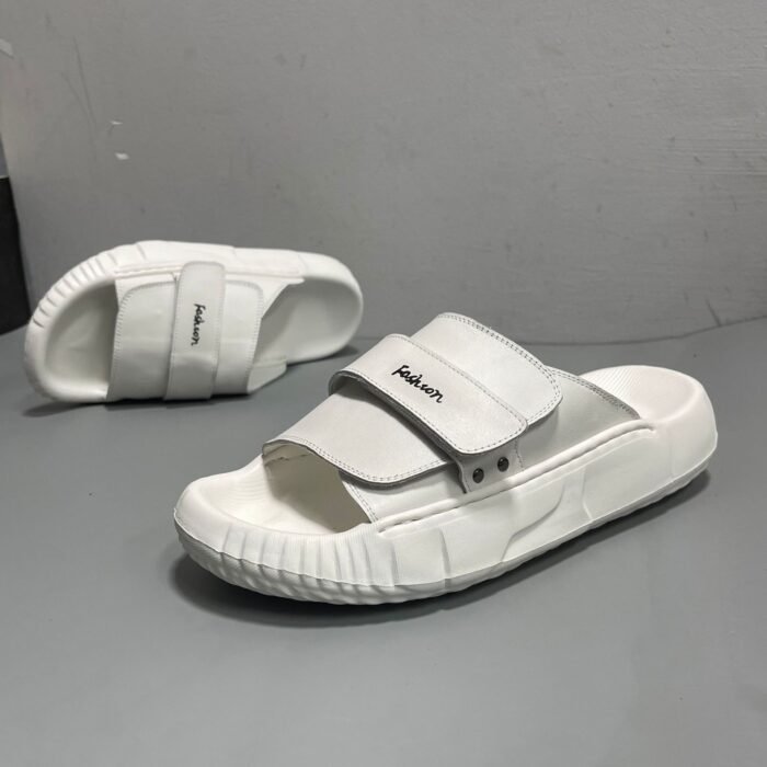 Dép đúc unisex đế cao chống trượt EVA, da