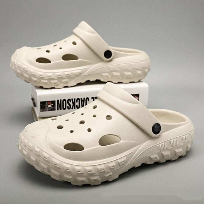 Dép đúc nguyên khối unisex siêu nhẹ đế cao chống trượt EVA
