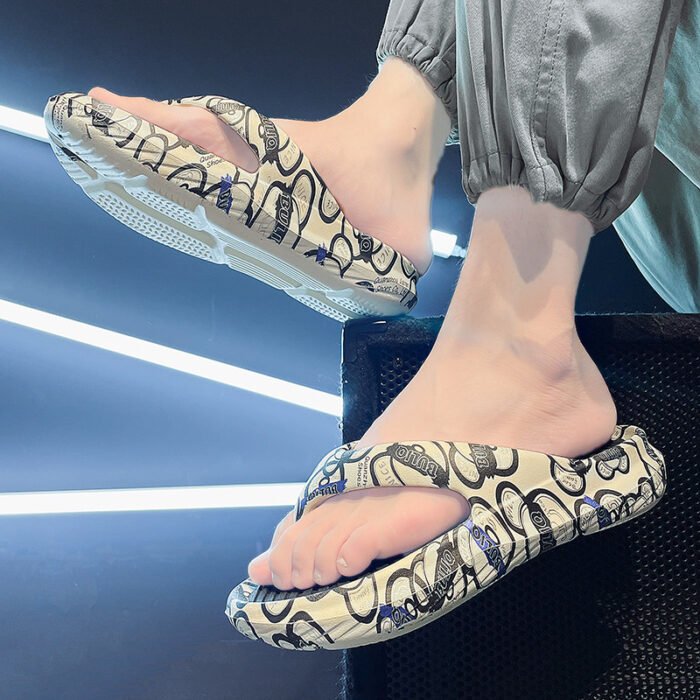 Dép đúc nguyên khối unisex siêu nhẹ đế cao chống trượt EVA