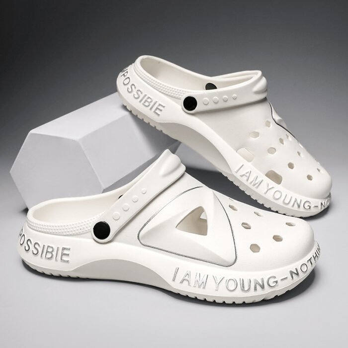 Dép đúc nguyên khối unisex siêu nhẹ đế cao chống trượt EVA