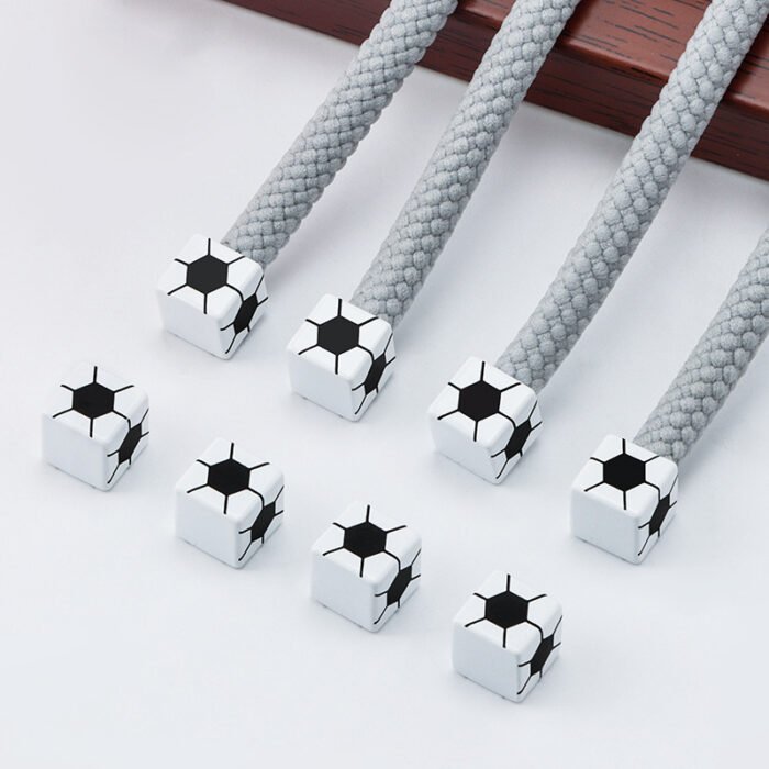 Đầu dây luồn, dây dệt, dây dù, dây giày logo thương hiệu tròn, dẹt, dẹp, xù