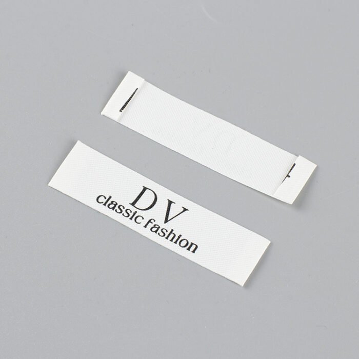 Mác cổ in 2D 1 màu vải cotton