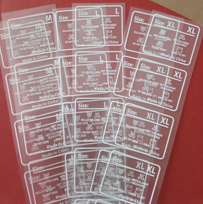 Mác cổ mác chuyển nhiệt in 2D PVC