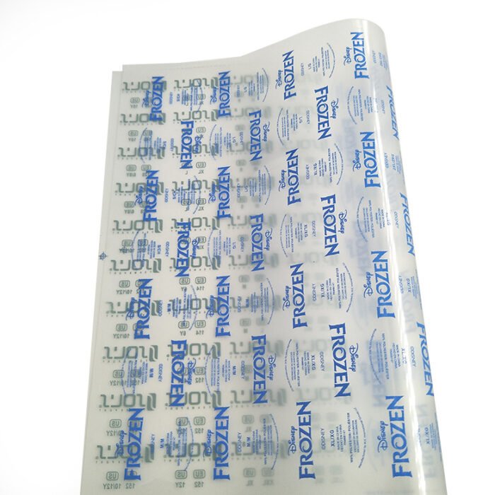 Mác cổ mác chuyển nhiệt in 2D PVC