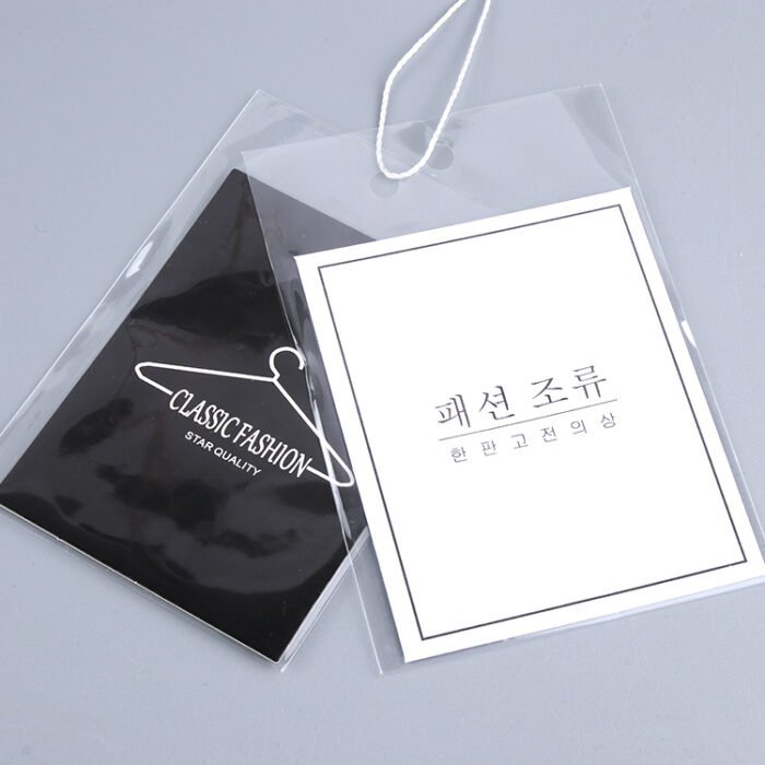 Túi đựng mác trong suốt khoét lỗ PVC