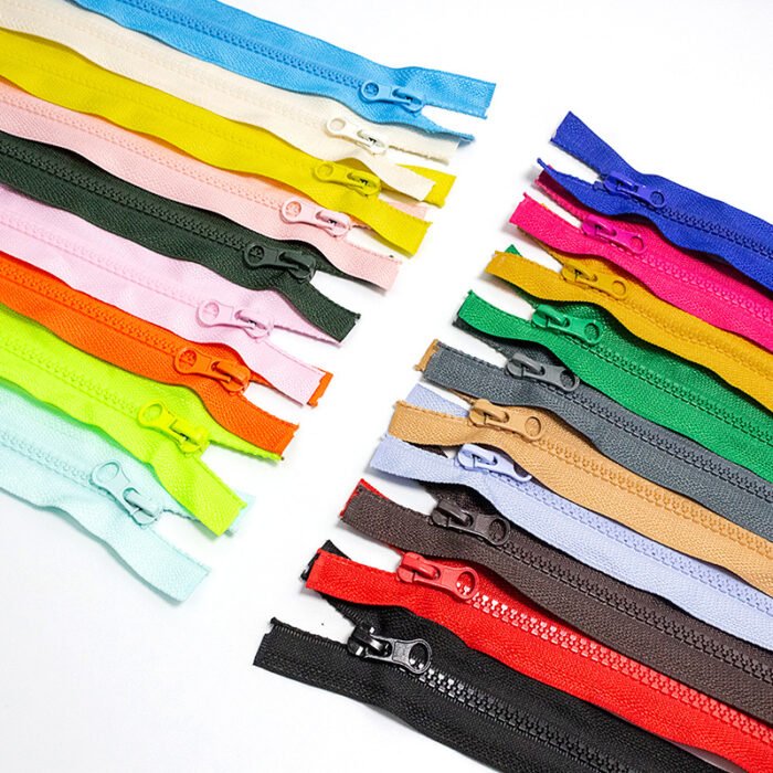 Dây khóa kéo nhựa logo, zipper thương hiệu răng số 3, số 5, số 8, số 10, số 15, số 20...