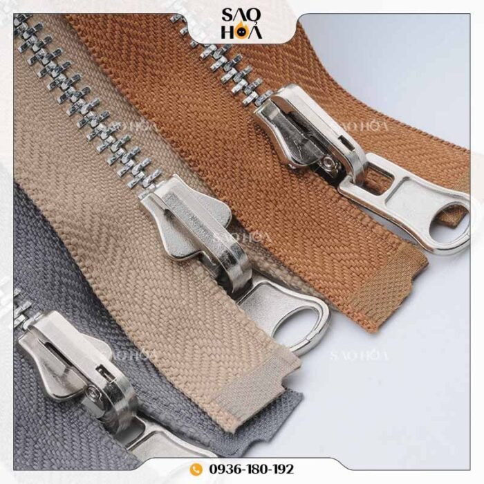 A075 Khóa kéo 2 mặt
