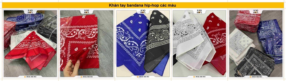 Pl094 Khan Tay Bandana Hip-hop Bia