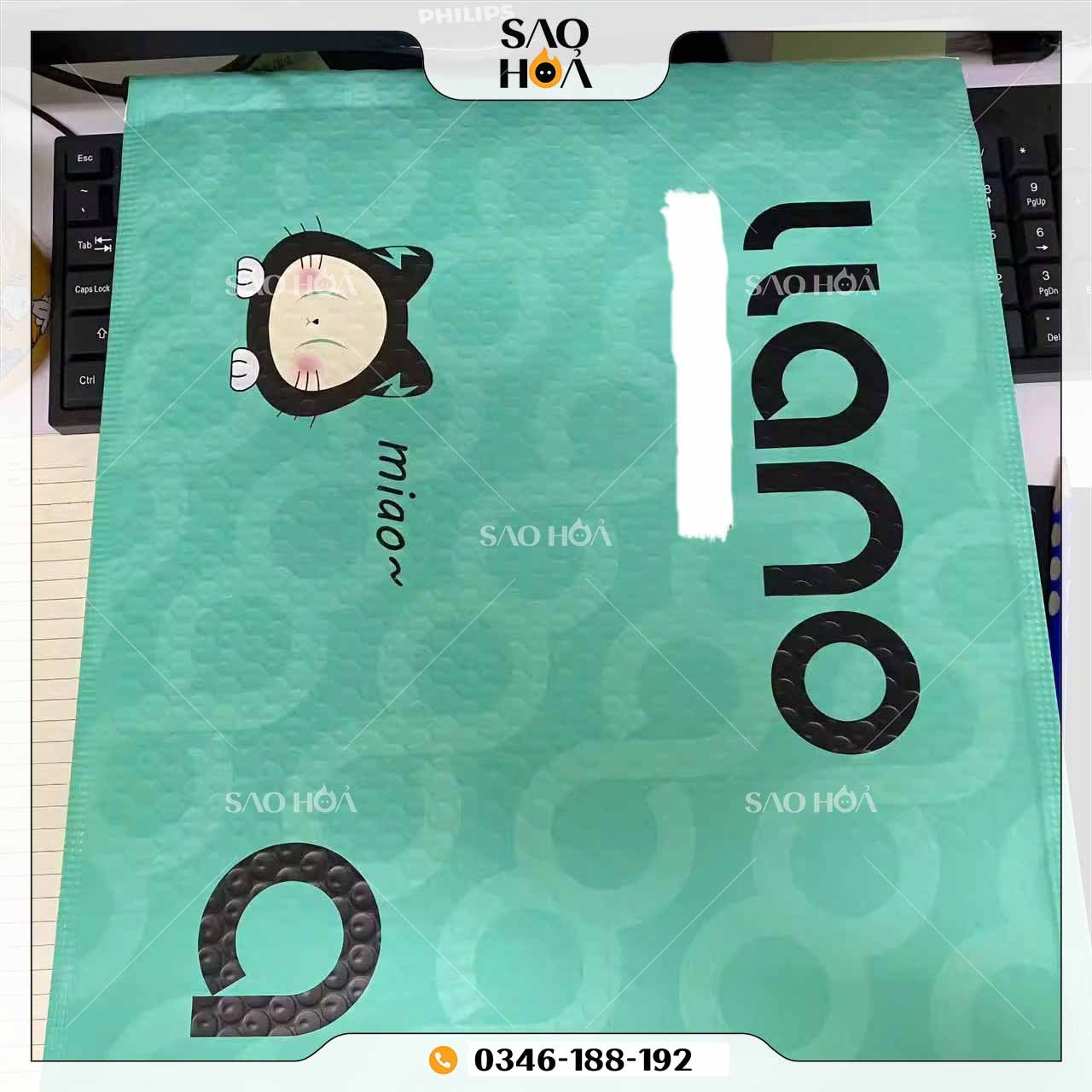 A023 Túi xốp đóng hàng in logo theo yêu cầu - Image 3