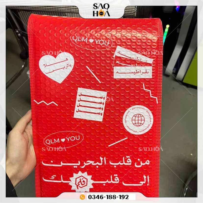 A023 Túi xốp đóng hàng in logo theo yêu cầu